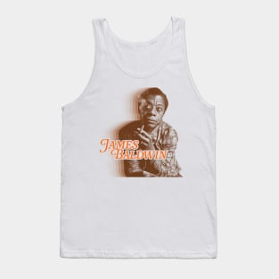 Retro James Baldwin Sepia Fade Tribute Tank Top